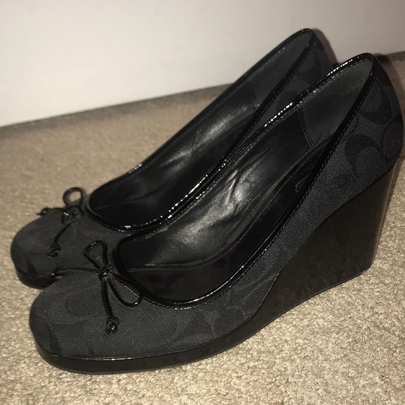 New Coach Ballerina Wedges - Picture 1 of 5